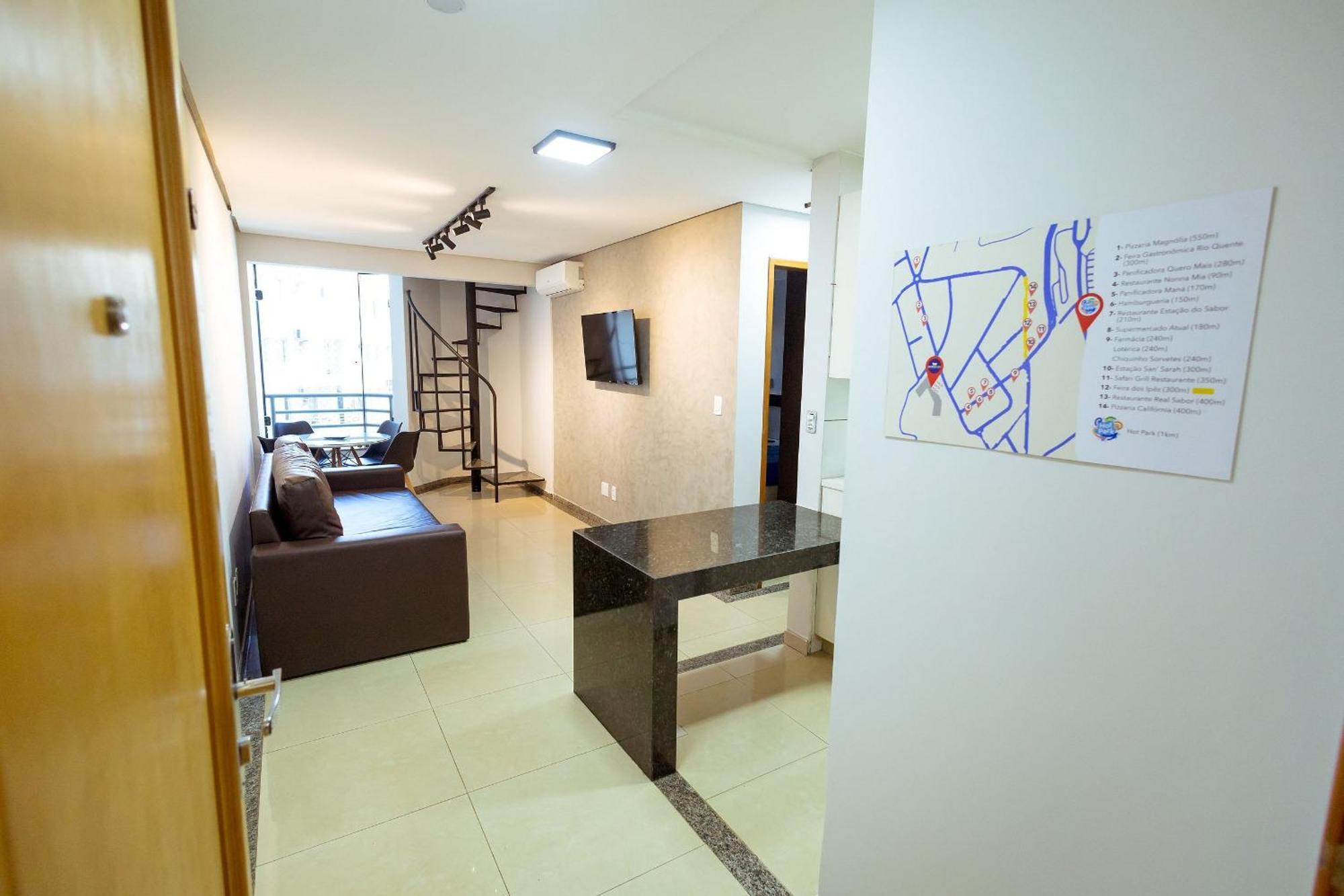 Thermas Paradise - Rio Quente- Duplex 3 Quartos Com Hidromassagem Exterior photo